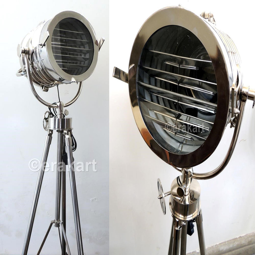 Deco Spot Search Light Chrome Nautical Tripod - view 9