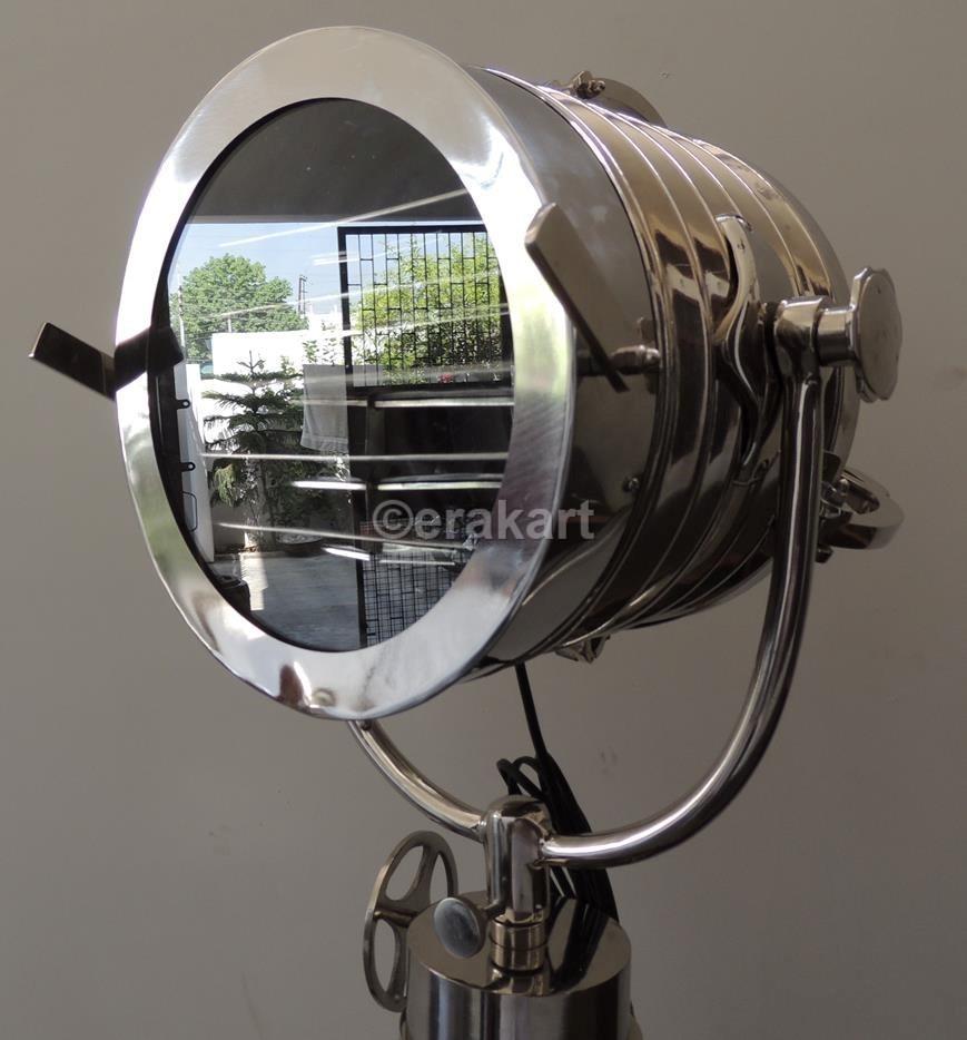 Deco Spot Search Light Chrome Nautical Tripod - view 3