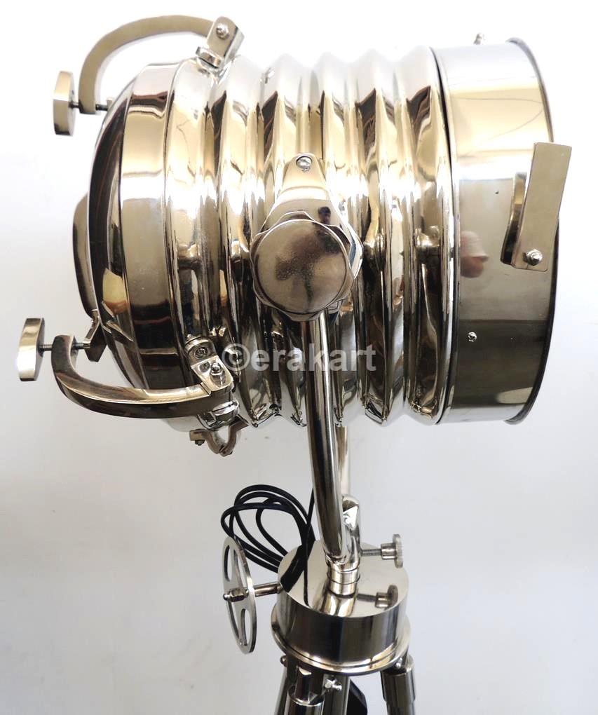 Deco Spot Search Light Chrome Nautical Tripod - view 7