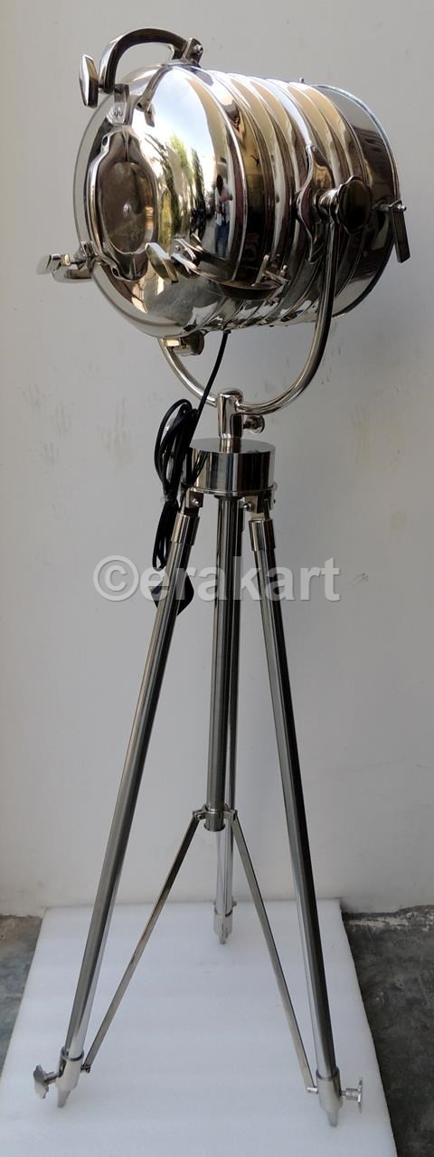 Deco Spot Search Light Chrome Nautical Tripod