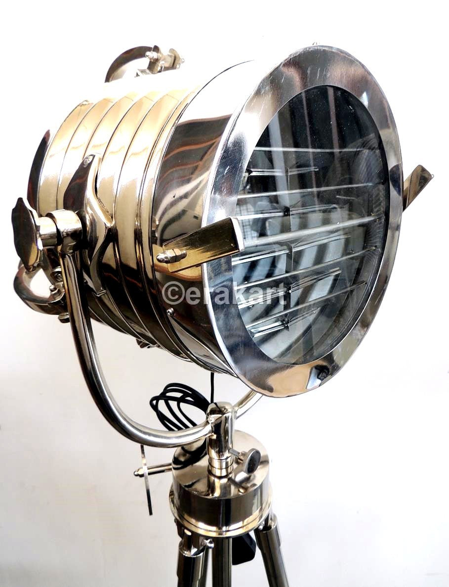 Deco Spot Search Light Chrome Nautical Tripod - view 6