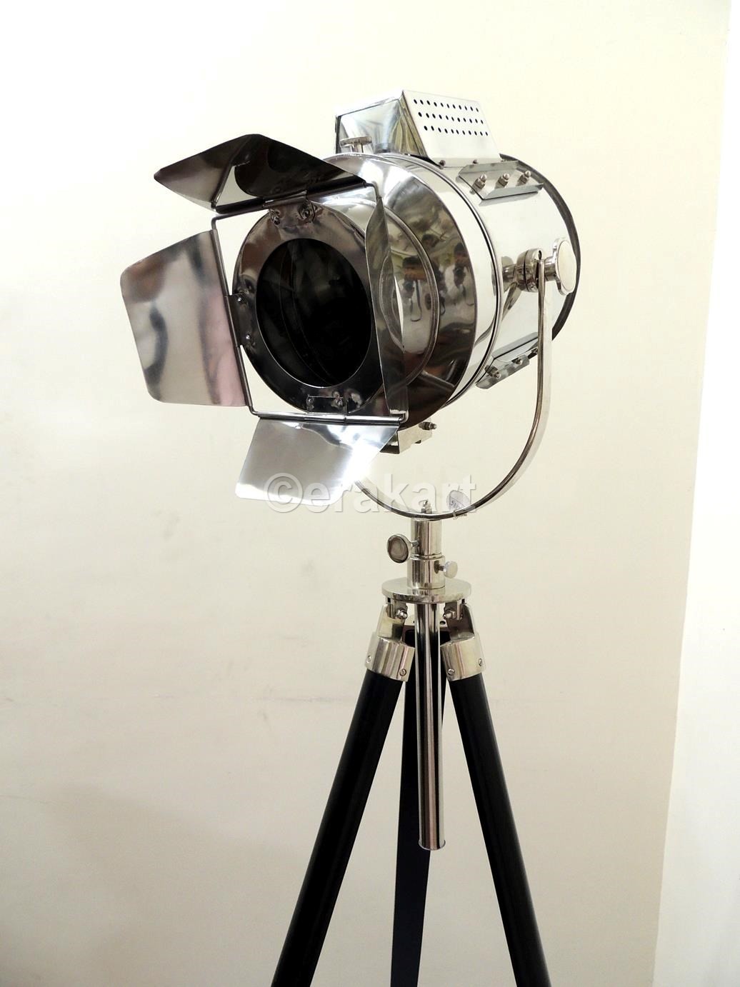 Floor Lamp Wood Tripod Spot - view 5