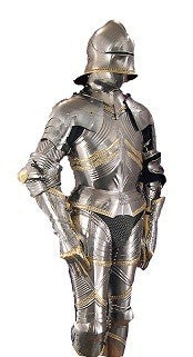 Medieval German Gothic Armour Costume Suit - view 2