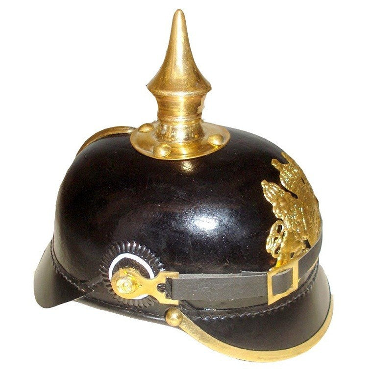 German Leather Pickelhaube Bavaria Helmet - view 2