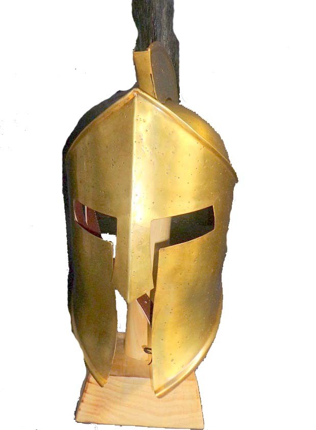 Greek 300 Sparton Medieval  Armour Helmet W Plume