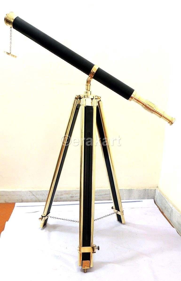 Harbor Master Brass Telescope with Tripod