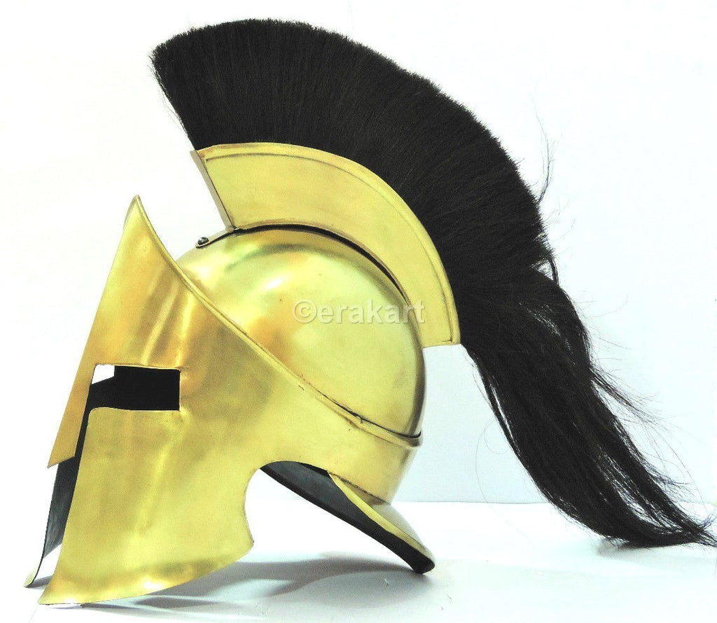 Medieval 300 Sparten Armour Helmet With Replica Metal