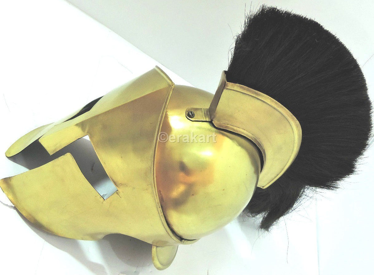 Medieval 300 Sparten Armour Helmet With Replica Metal - view 3