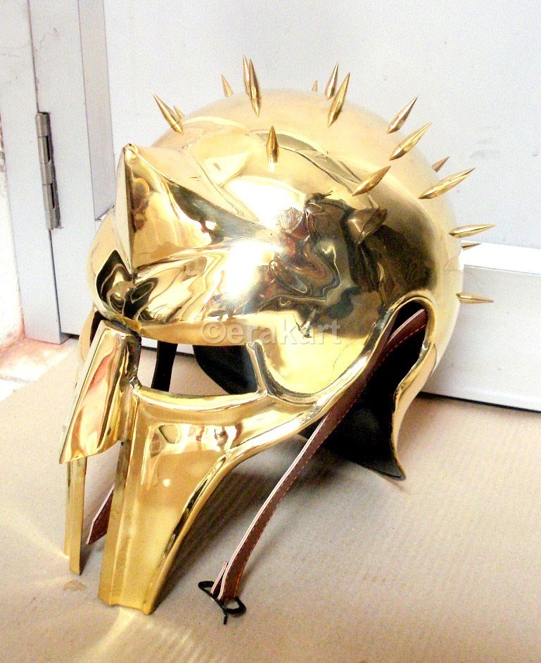 Medieval Armour Maximus Gladiator Polished Helmet