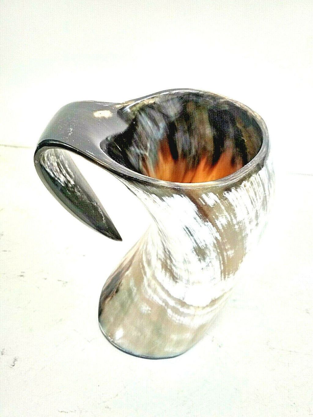 Medieval Viking Drinking Horn Mug Tankard 500ml Large - view 5
