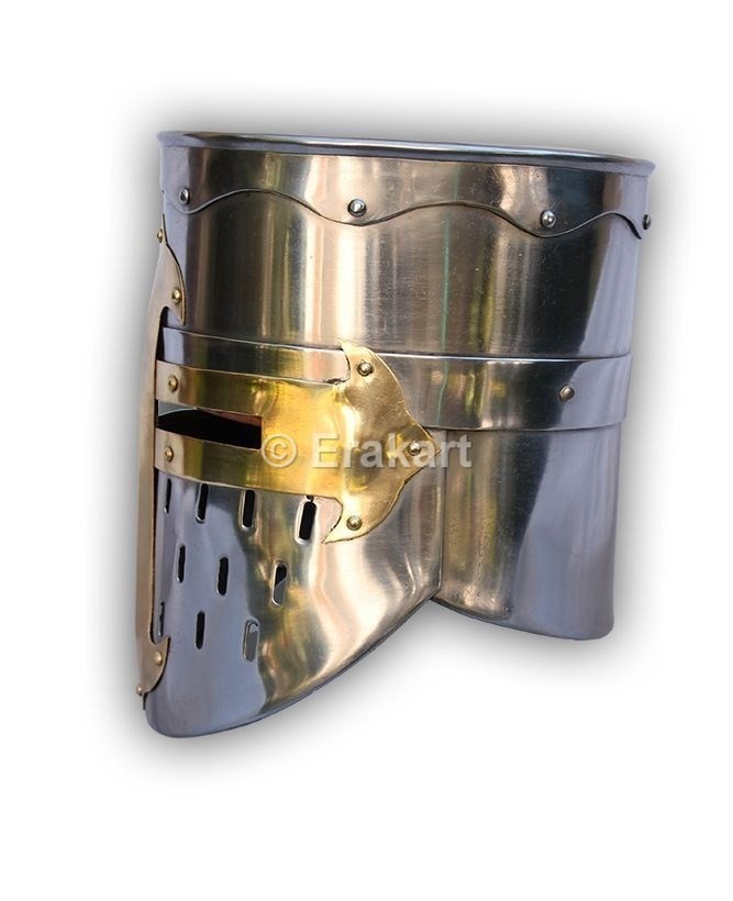  Medieval Knights Templar Crusader Armour Helmet - view 2