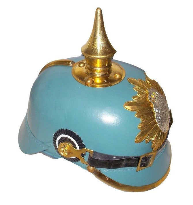 Militaria Saxony Pickelhabe Leather Helmet - view 2