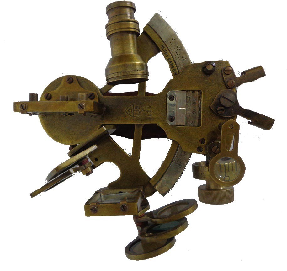Nautical Marine Brass Sextant Heavy 5"