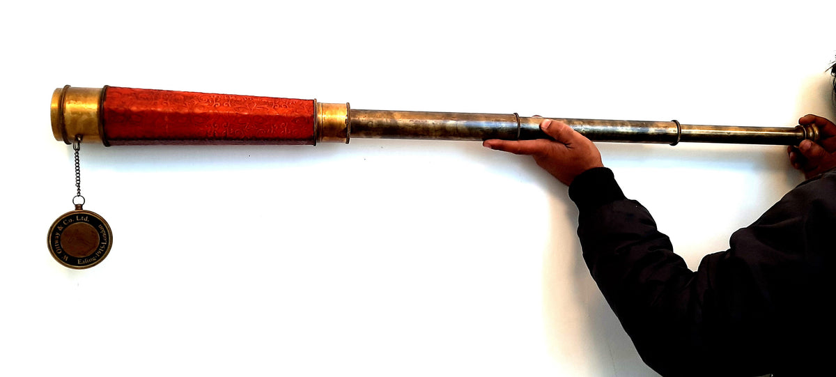 Ottway London Large Brass Telescope 39" inch - view 5