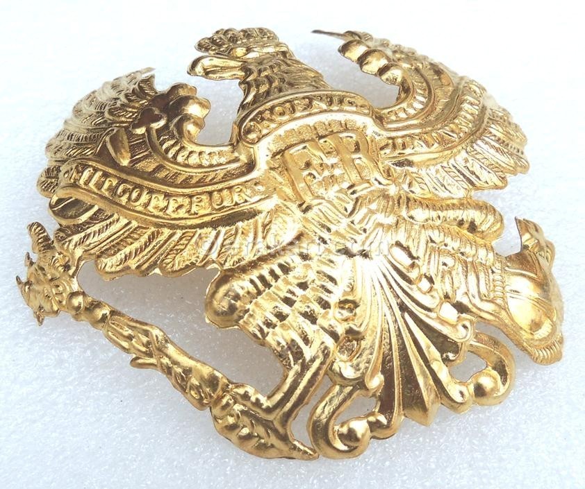 Pickelhaube Brass FR Badge - view 2