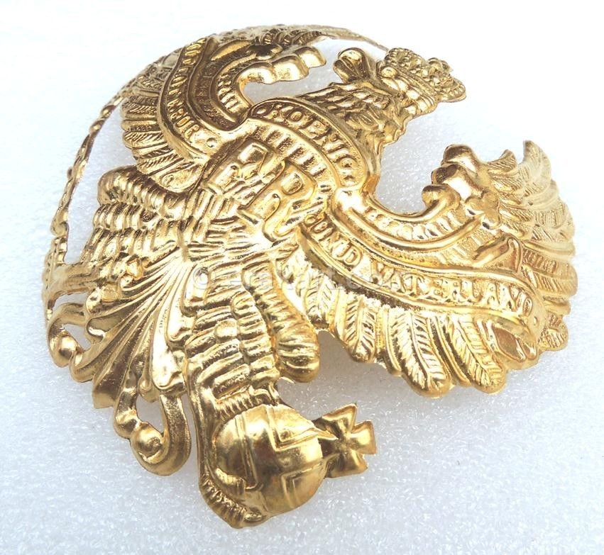 Pickelhaube Brass FR Badge - view 3