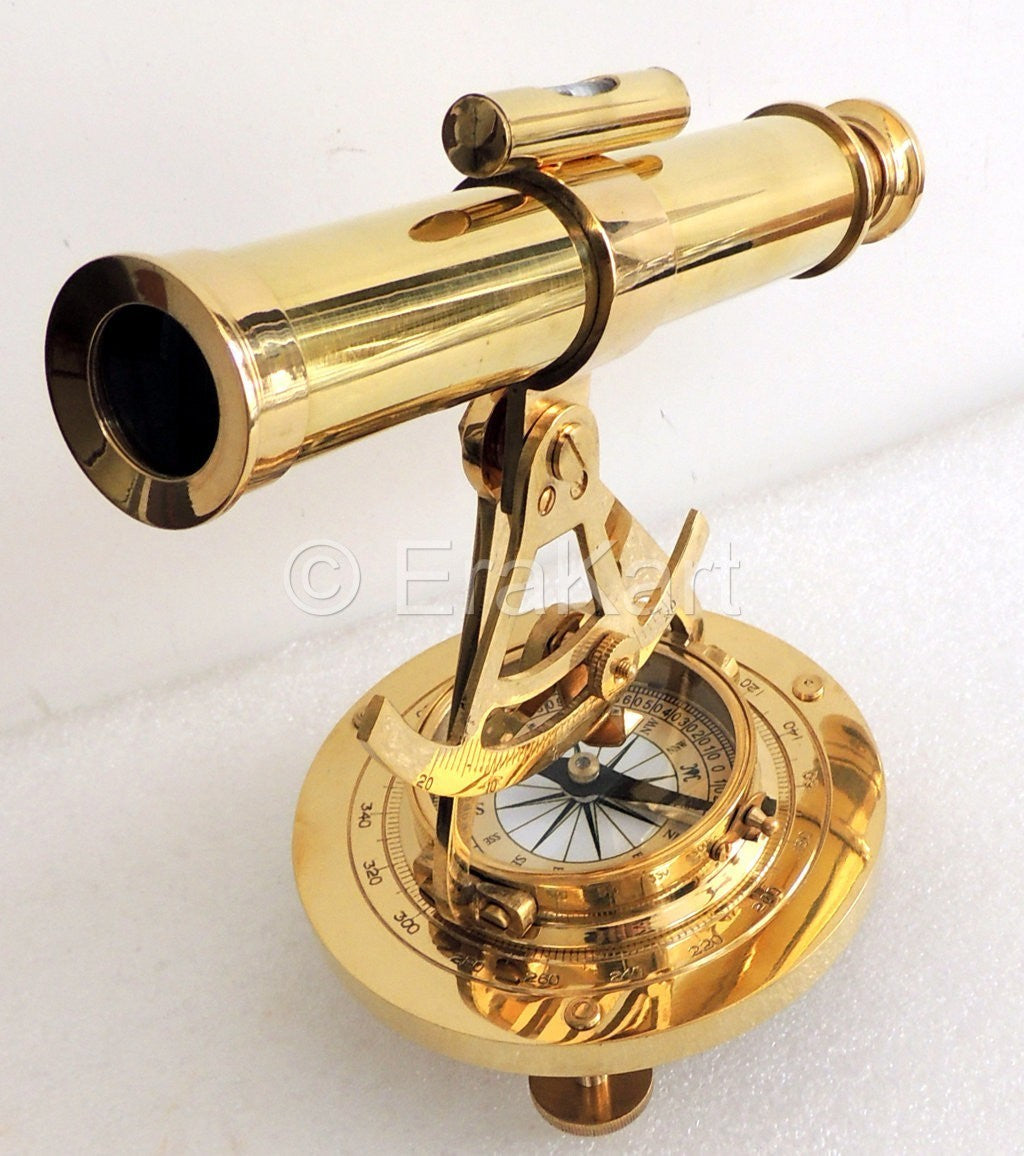  Polished Alidade Telescope - Survey Theodolite 7'' - view 3