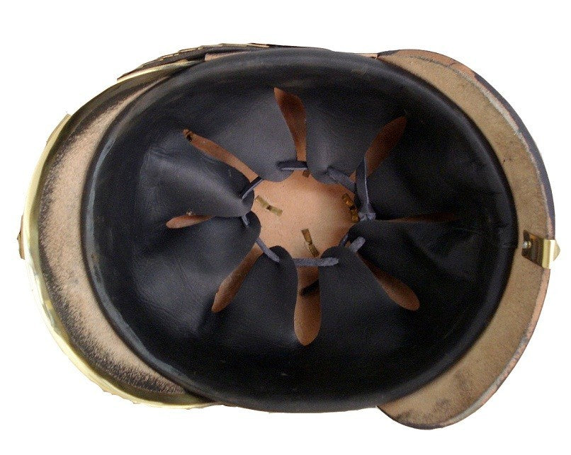 Sachsen Pickelhaube Leather Officer  Helmet - view 2