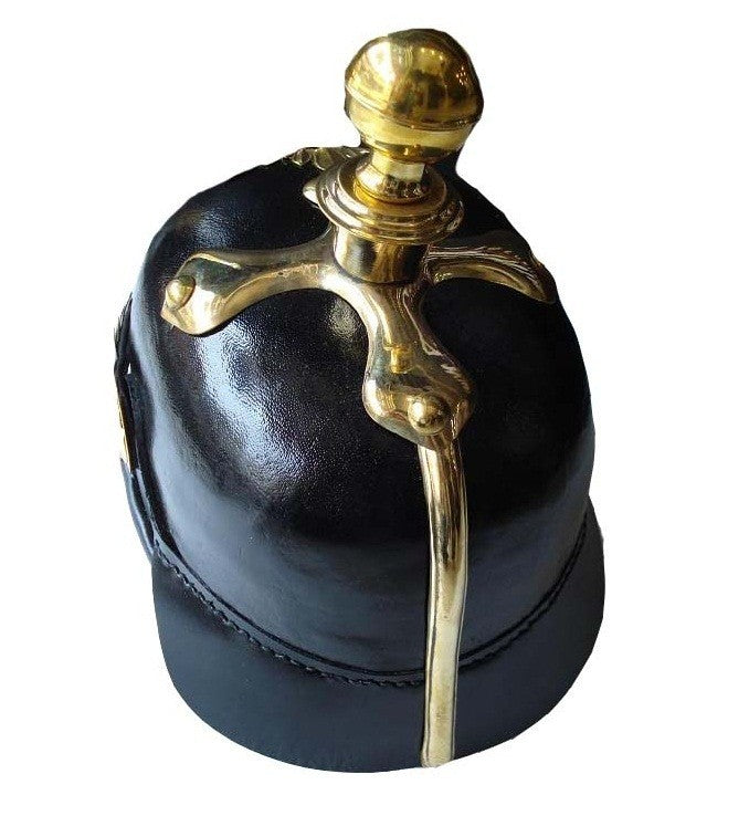 Sachsen Pickelhaube Leather Officer  Helmet - view 4