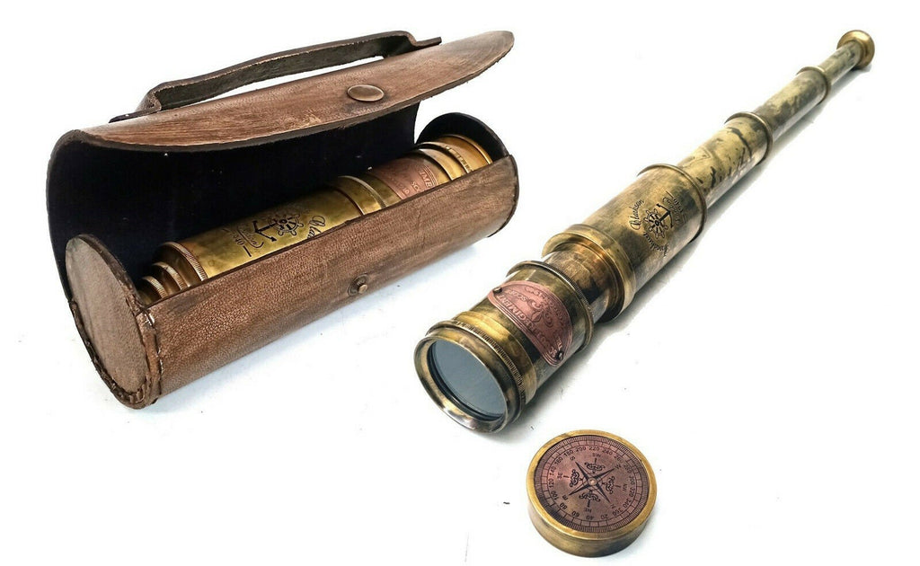 Scout Regiment Brass Telescope 19" London 1940 Broadhurt Clarkson