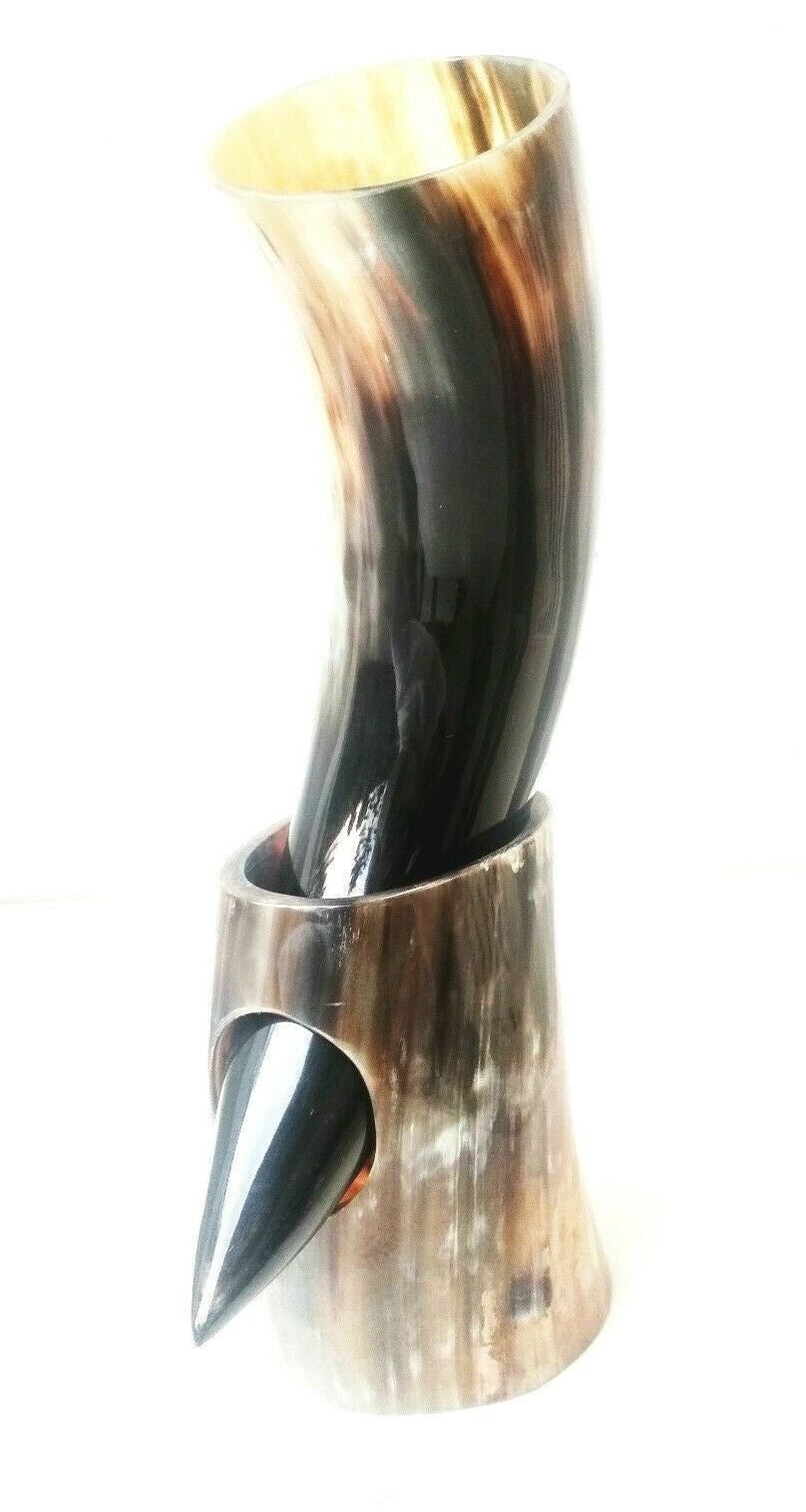Viking Drinking Horn 10oz Beer Medieval Mug (300ml)