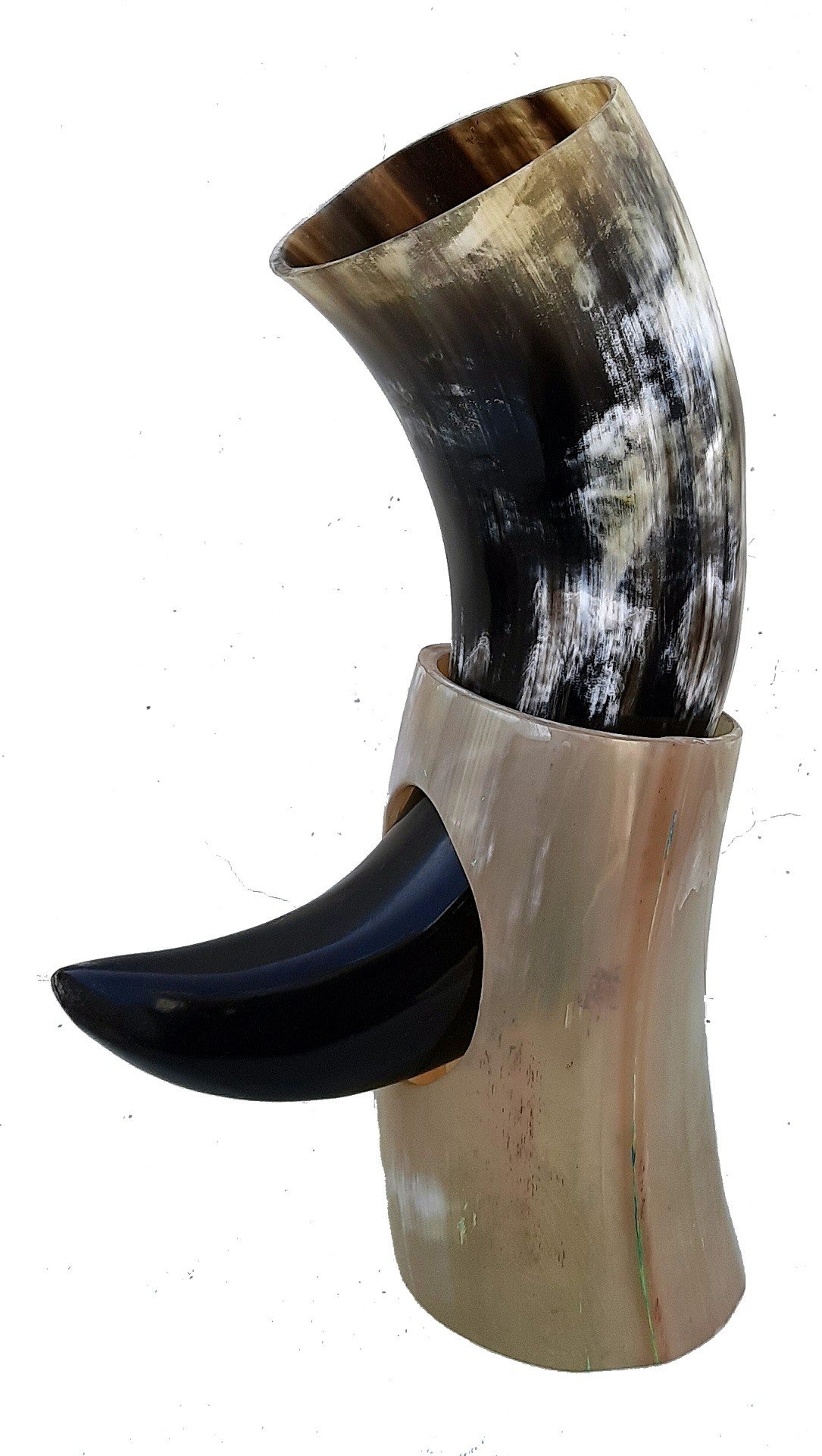 Viking Drinking Horn Set of 5 with Stand - view 7