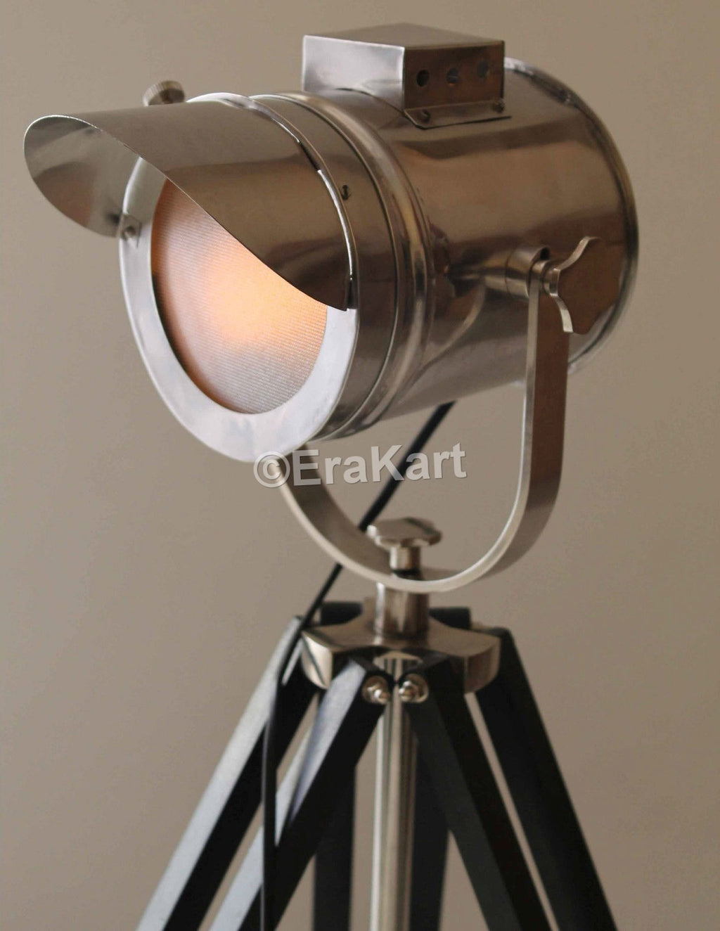 Vintage Cap Style Nautical Spotlight Antique Floor Lamp