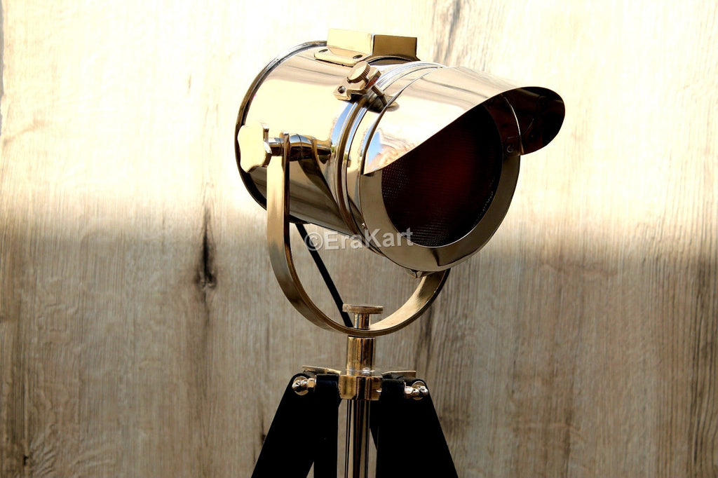 Vintage Cap Style Nautical Spotlight Antique Floor Lamp - view 2