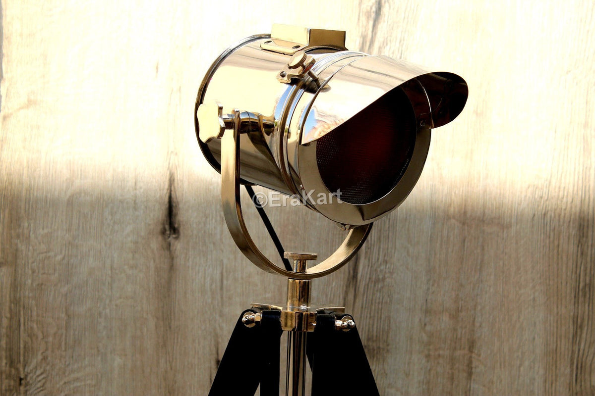 Vintage Cap Style Nautical Spotlight Antique Floor Lamp - view 2