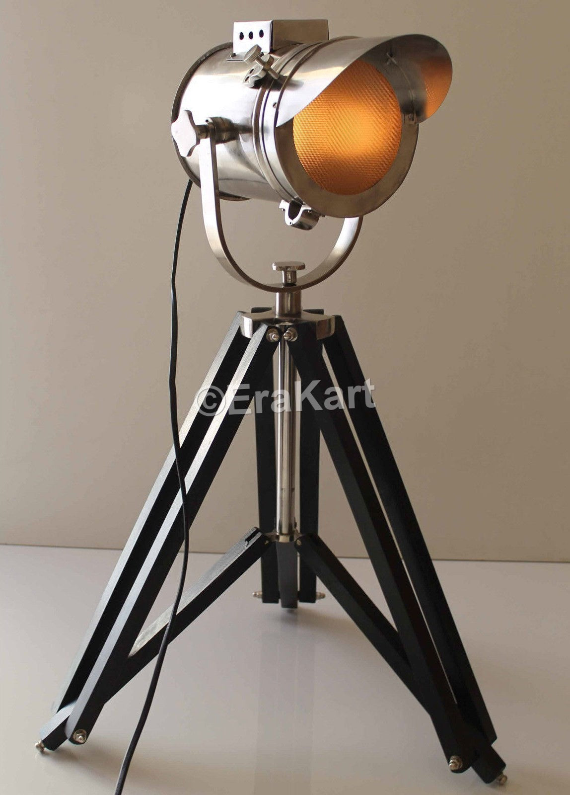 Vintage Cap Style Nautical Spotlight Antique Floor Lamp - view 3