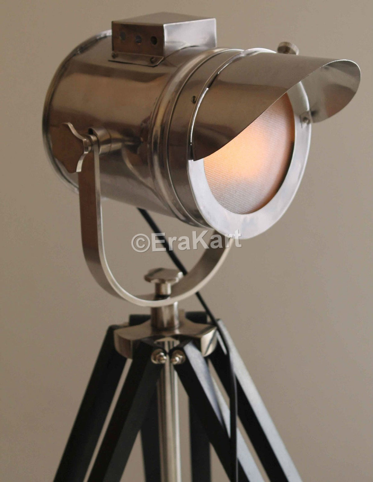 Vintage Cap Style Nautical Spotlight Antique Floor Lamp - view 5