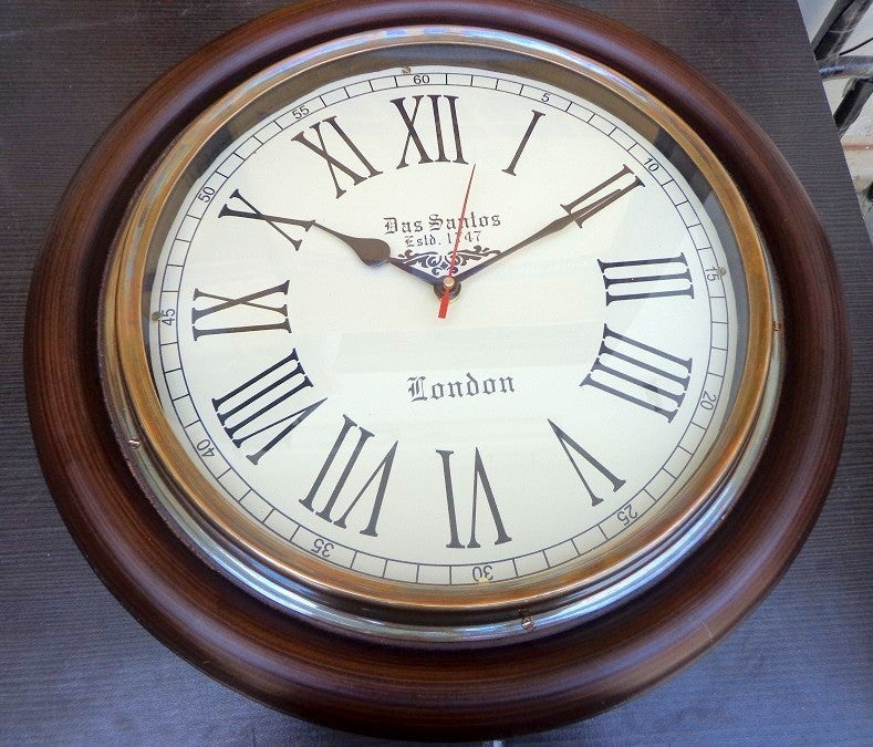 Vintage Das Santos 1747 Wall Clock