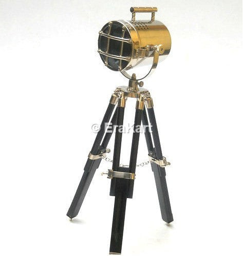 Vintage Hollywood Tripod Spotlight Lamp - view 2