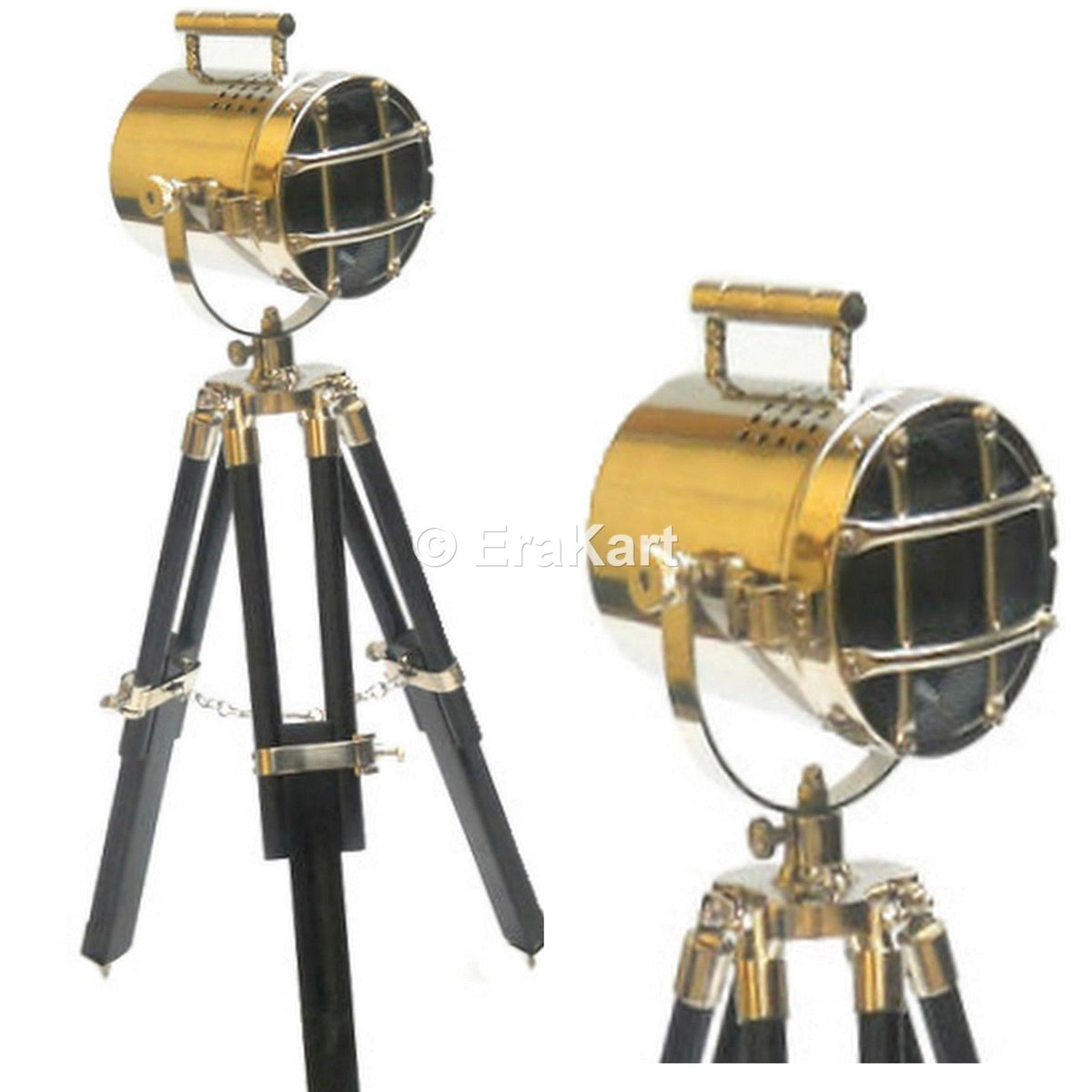 Vintage Hollywood Tripod Spotlight Lamp