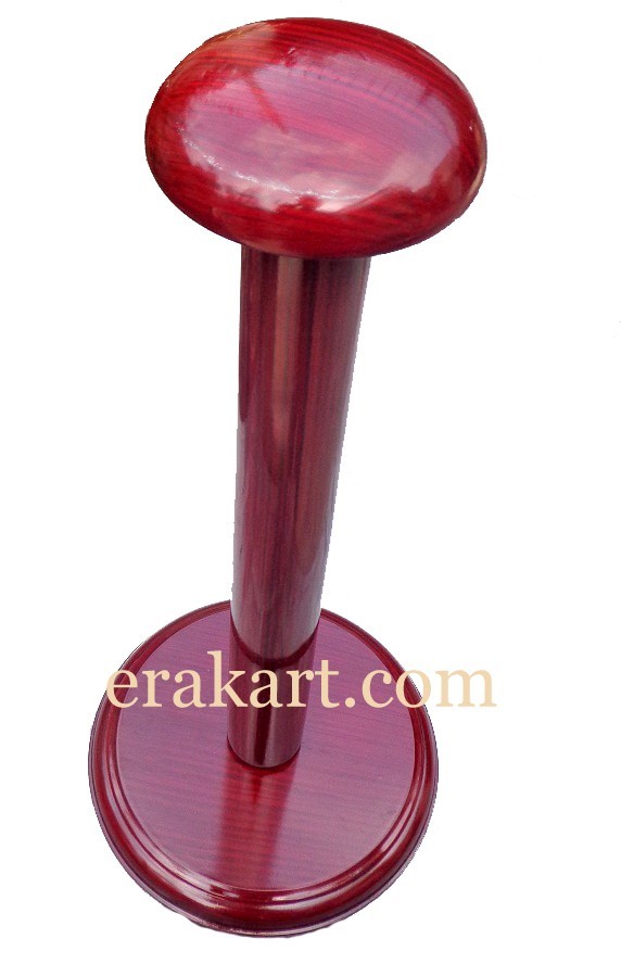 Wood Helmet Display Stand - view 2
