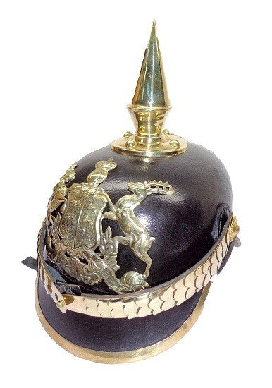 Wurttemberg Pickelhaube German Leather Helmet