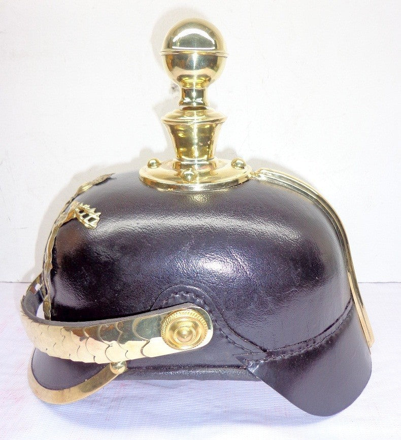 Wurttemberg Pickelhaube German Leather Helmet - view 3