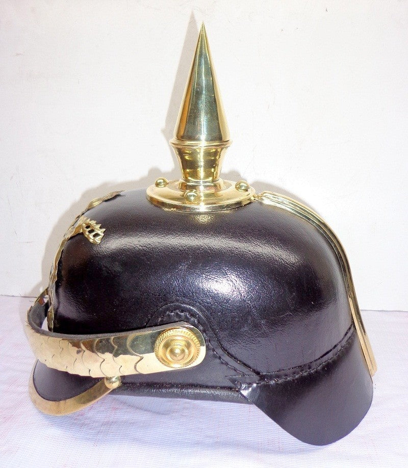 Wurttemberg Pickelhaube German Leather Helmet - view 3